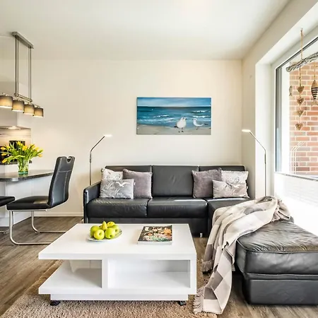 公寓 Haus Strandlaeufer 0 2 Seepferdchen 比苏姆